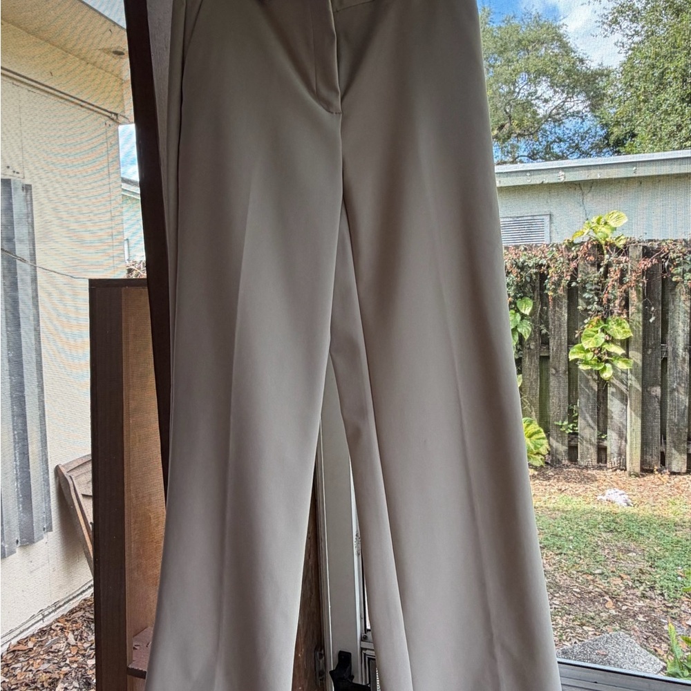 Rachel Zoe Cream Wide Leg Pants